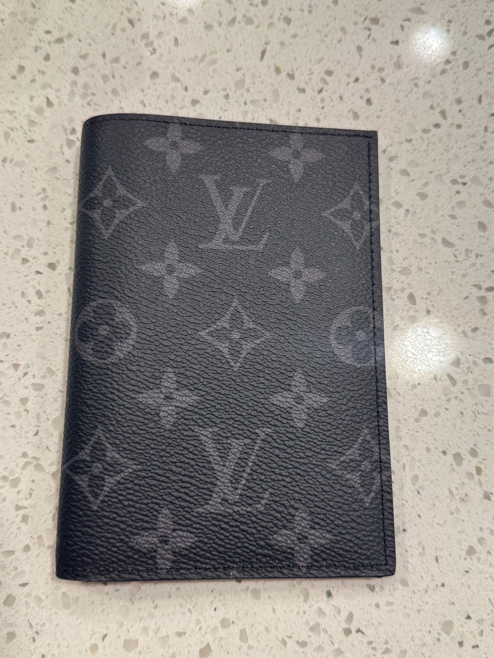 Louis Vuitton Black & Gray Monogram Passport/Card Holder - Picture 2 of 4
